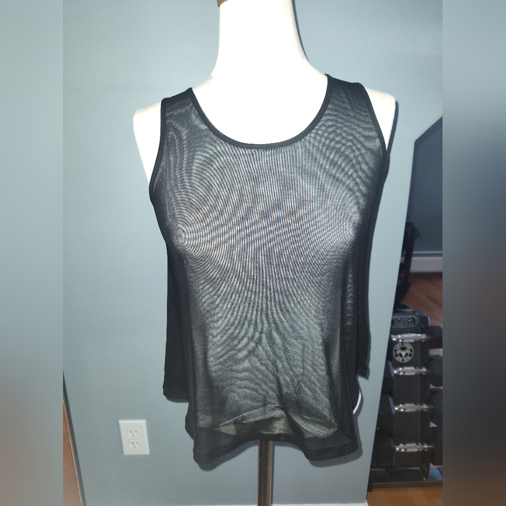 Zella, youth active wear mesh tank.